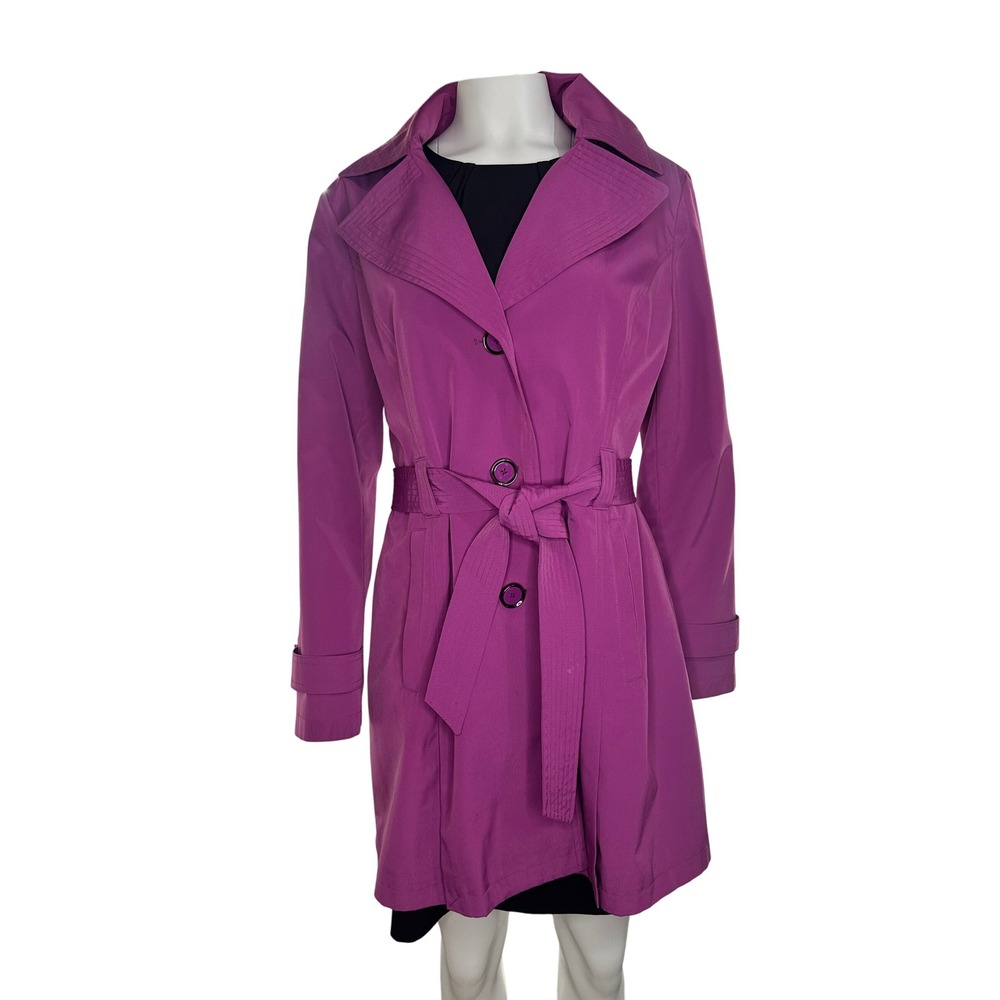 London Fog Purple Trench Coat